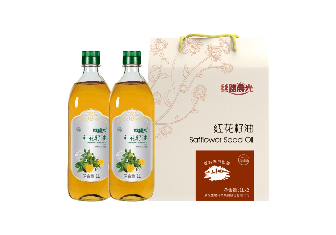 红花籽油1L×2礼盒